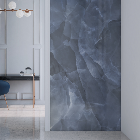 Πλακάκι Onyx Blue 60Χ120 ENERGIE KER Μπλε Όνυχας Γυαλιστερό Rettificato
