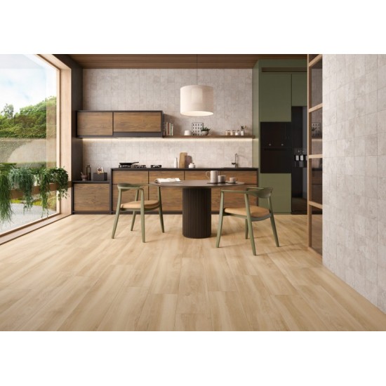 Πλακάκι Oregon Natural Mat 23,3Χ120 Καφέ Ανοιχτό Απομίμησης Ξύλου