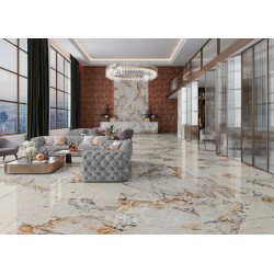 Πλακάκι Patagonia Pulido 120x120 Μαρμαριζέ Γυαλιστερό