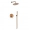 Set Εντοιχισμού 2 Εξόδων Orabella Preciosa Brushed Rose Gold (Ροζ Χρυσό Ματ Βουρτσισμένο) 10396