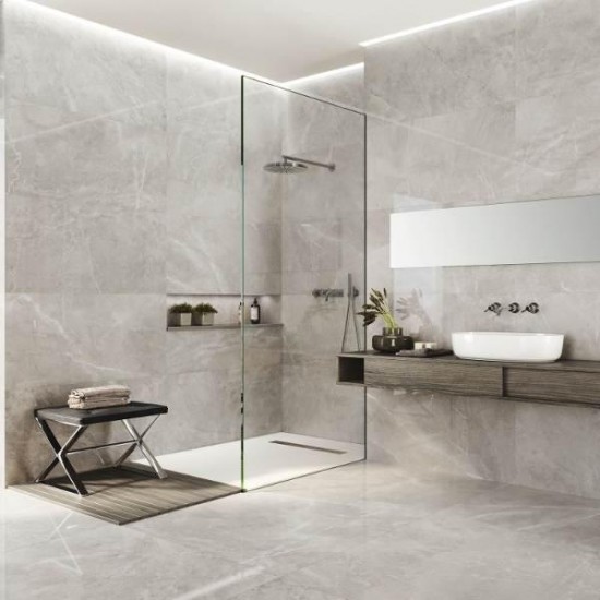 Πλακάκι Bayona Silver (Aνοιχτό Γκρι) Pulido 60Χ120 Γυαλιστερό Μαρμαριζέ Πλακάκι Bayona Silver (Aνοιχτό Γκρι) Pulido 60Χ120 Γυαλιστερό Μαρμαριζέ