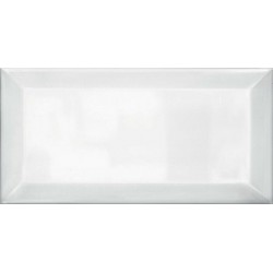 Πλακάκι Metro Bizoute White Karag Λευκο 10Χ20