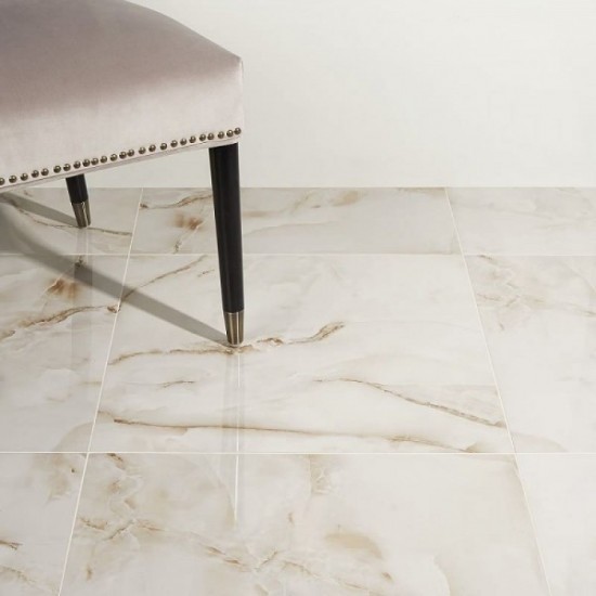 ΠΛΑΚΑΚΙ ΔΑΠΕΔΟΥ KARAG ONYX BEIGE 60x60 CM