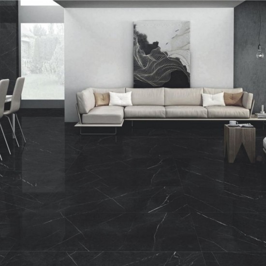 Πλακάκι Γρανιτένιο Black Rock Rettificato 60x120