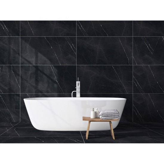 Πλακάκι Γρανιτένιο Black Rock Rettificato 60x120