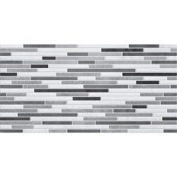 Πλακάκι Μπάνιου Molde Decor Sticks Γκρι 25x50