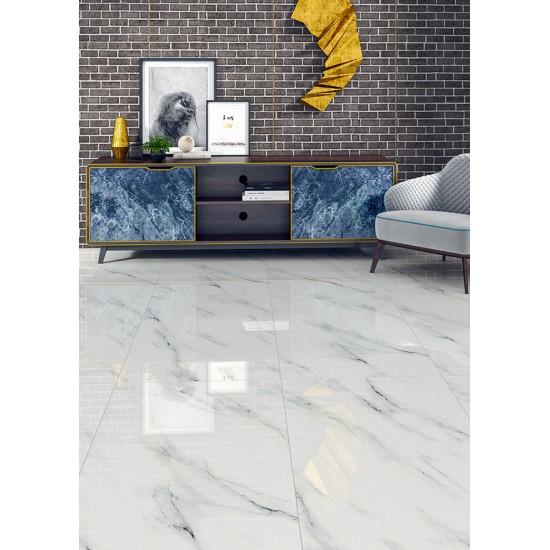 Πλακάκι Athena Grey 45Χ45 Λευκό Γυαλιστερό Πλακάκι Athena Grey 45Χ45 Λευκό Γυαλιστερό