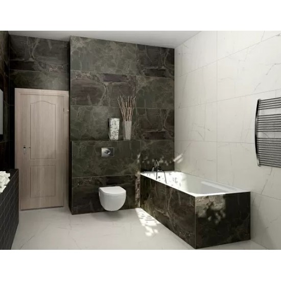 Πλακάκι The Room INF BR6 LP Infinity Brasil A' Retificatto Γυαλιστερό Μαύρο 60x120 Imola Ceramica