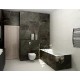 Πλακάκι The Room INF BR6 LP Infinity Brasil A' Retificatto Γυαλιστερό Μαύρο 60x120 Imola Ceramica