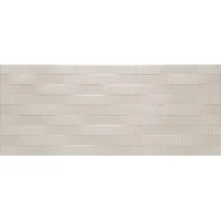Πλακάκι 8201 Gris Relieve Decor 33.3x80 cm Γκρι Ματ Porcelanite Dos