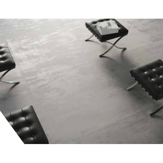Πλακάκι Titan Platinum Fincibec 120x120 B' Ανοιχτό Γκρι Ματ σε Απομίμηση Πατητής Τσιμεντοκονίας