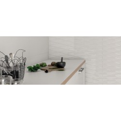 Πλακάκι Polar Brillo 30x90 Λευκό Γυαλιστερό Mykonos Ceramica