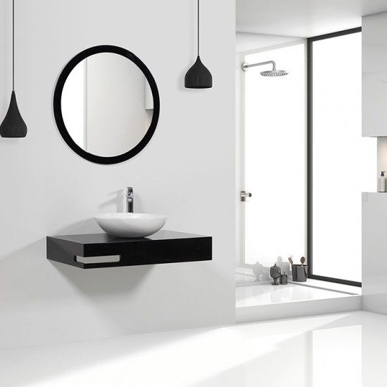 Βάση Επίπλου Μπάνιου Mabo Prestige New 80 cm Κόντρα Πλακέ Με Επένδυση Καπλαμά Δρυς Ρουστίκ Χωρίς Νιπτήρα 