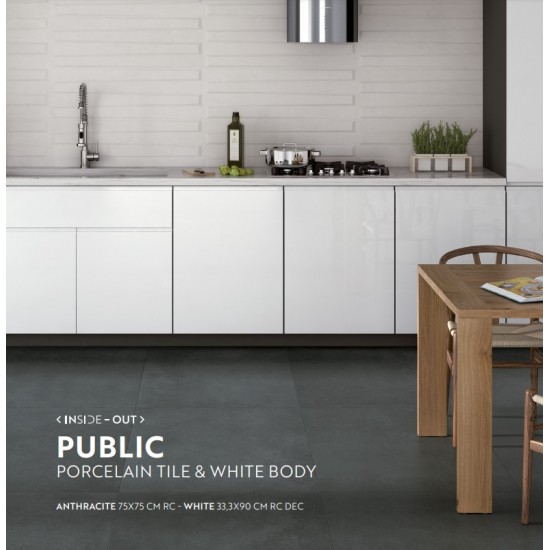 Πλακάκι Public Antracite (Ανθρακί) 60x60 Porcellanato (Γρανιτοπλακάκι) Vitacer Rettificato Πλακάκι Public Antracite (Ανθρακί) 60x60 Porcellanato (Γρανιτοπλακάκι) Vitacer Rettificato