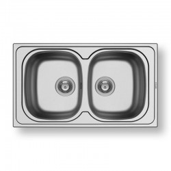 Ανοξείδωτος Νεροχύτης Sparta (86x50) 2B 100130901 By Pyramis