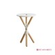Έπιπλο Scarabeo Cross Φ52 2501F0-9841 Pearl (Λευκό Ματ)  Χωρίς Νιπτήρα 