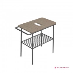 Έπιπλο Scarabeo Fuji 80 6018-8949 Rovere Χωρίς Νιπτήρα 