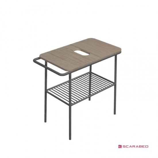 Έπιπλο Scarabeo Fuji 80 6018-8949 Rovere Χωρίς Νιπτήρα 