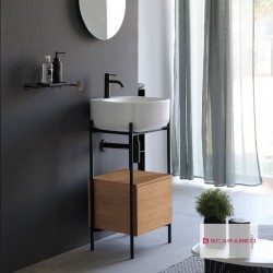 Έπιπλο Scarabeo Laila T 45 / Hi-Box 270211-NROP89 + 5501-300 Rovere Με Νιπτήρα (Χωρίς οπή Μπαταρίας) Έπιπλο Scarabeo Laila T 45 / Hi-Box 270211-NROP89 + 5501-300 Rovere Με Νιπτήρα (Χωρίς οπή Μπαταρίας)