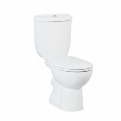 Λεκάνη Δαπέδου Creavit Set Athena SD 310 Πορσελάνης Λευκή Πισωστόμια με Καζανάκι και Κάλυμμα Soft Close