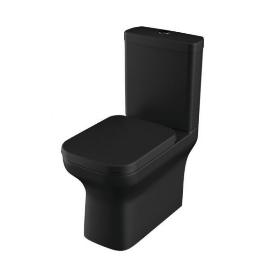 Λεκάνη Δαπέδου Πορσελάνης Σετ Huida Ariston 64 εκ. set-0244 Soft Close Μαύρη Ματ Λεκάνη Δαπέδου Πορσελάνης Σετ Huida Ariston 64 εκ. set-0244 Soft Close Μαύρη Ματ