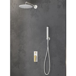 Εντοιχιζόμενο Σετ Ντουζ Andare WNW33R98PHBSET Karag Λευκό - Bronze