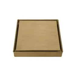 Σιφώνι Δαπέδου Orabella Square 13x13 Χρυσό