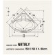Μπανιέρα Γωνιακή Ακρυλική Nataly 519 Sanitec 150x150x60cm Μπανιέρα Γωνιακή Ακρυλική Nataly 519 Sanitec 150x150x60cm