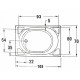 Ορθογώνια Μπανιέρα Ακρυλική Gloria 524 Sanitec 105x70x60cm Ορθογώνια Μπανιέρα Ακρυλική Gloria 524 Sanitec 105x70x60cm