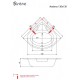 Μπανιέρα Γωνιακή Sirene Modena ένθετη 130 x 130 cm Μπανιέρα Γωνιακή Sirene Modena ένθετη 130 x 130 cm