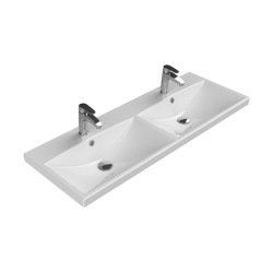 Επικαθήμενος Νιπτήρας Πορσελάνης 120x45cm Cerastyle Elite 032500-u Λευκό