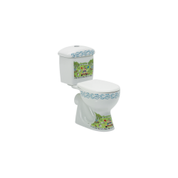 Λεκάνη Δαπέδου με καζανάκι Cerastyle 008100-pw-61 Πισωστόμια Παιδική