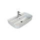 Επικαθήμενος Νιπτήρας Πορσελάνης 75x42cm Cerastyle Aqua 078700-u Λευκό Επικαθήμενος Νιπτήρας Πορσελάνης 75x42cm Cerastyle Aqua 078700-u Λευκό
