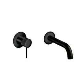 Μπαταρία  Νιπτήρος Xenon Εντοιχιζόμενη XEN 6818 N Μαύρο Ματ