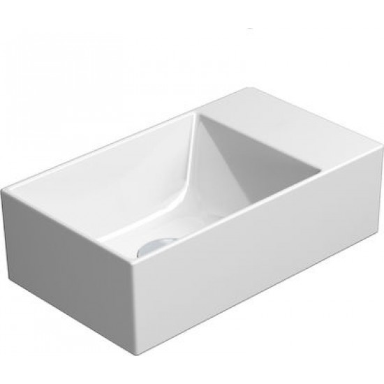 Νιπτήρας Μπάνιου Πορσελάνης Λευκός GSI Kube-X Slim 9484 Κρεμαστός Ή Επιτραπέζιος 40x23cm Νιπτήρας Μπάνιου Πορσελάνης Λευκός GSI Kube-X Slim 9484 Κρεμαστός Ή Επιτραπέζιος 40x23cm
