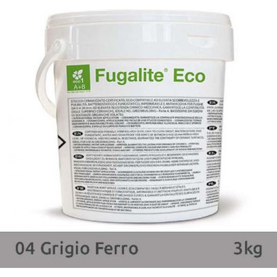 Στόκος Kerakoll Fugalite 04 Grigio Ferro 3kg Στόκος Kerakoll Fugalite 04 Grigio Ferro 3kg