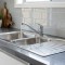 Ανοξείδωτος Νεροχύτης 116×50 Ένθετος Sanitec Cometa 11457 2VR Inox Σατινέ