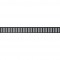 ΣΧΑΡΑ ΚΑΝΑΛΙΟΥ STAINLESS STEEL MATT BLACK 30 CM PURE