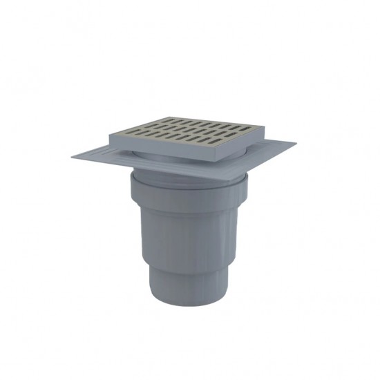 ΣΙΦΩΝΙ ΔΑΠΕΔΟΥ ΤΕΤΡ. ΣΧΑΡΑ ΙΝΟΧ 15 X 15 CM Φ110 ΚΑΘΕΤΗ ΕΞΟΔΟΣ ΜΕ ΜΟΝΩΣΗ ΣΙΦΩΝΙ ΔΑΠΕΔΟΥ ΤΕΤΡ. ΣΧΑΡΑ ΙΝΟΧ 15 X 15 CM Φ110 ΚΑΘΕΤΗ ΕΞΟΔΟΣ ΜΕ ΜΟΝΩΣΗ