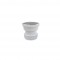 ΣΥΝΔΕΣΜΟΣ ΕΠΙΔΑΠΕΔΙΑΣ ΛΕΚΑΝΗΣ ΙΣΙΟΣ, 110mm, ΜΗΚΟΣ 125mm, PP, ΛΕΥΚΟ