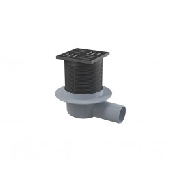 ΣΙΦΩΝΙ ΔΑΠΕΔΟΥ ΤΕΤΡ. ΣΧΑΡΑ ΙΝΟΧ 10,5 X 10,5 CM MATT BLACK Φ50, SMART ΣΙΦΩΝΙ ΔΑΠΕΔΟΥ ΤΕΤΡ. ΣΧΑΡΑ ΙΝΟΧ 10,5 X 10,5 CM MATT BLACK Φ50, SMART