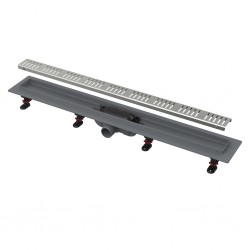 ΚΑΝΑΛΙ ΝΤΟΥΖ. ΠΛΑΣΤΙΚΟ 65 CM Φ40 STAINLESS STEEL MATT ΣΧΑΡΑ APZ10
