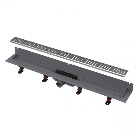 ΚΑΝΑΛΙ ΝΤΟΥΖ. TOIXOY ΠΛΑΣΤΙΚΟ 75 CM Φ40 ME STAINLESS STEEL MATT ΣΧΑΡΑ APZ30 ΚΑΝΑΛΙ ΝΤΟΥΖ. TOIXOY ΠΛΑΣΤΙΚΟ 75 CM Φ40 ME STAINLESS STEEL MATT ΣΧΑΡΑ APZ30