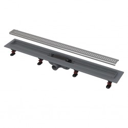 ΚΑΝΑΛΙ ΝΤΟΥΖ. ΠΛΑΣΤΙΚΟ 85 CM Φ40 STAINLESS STEEL MATT ΣΧΑΡΑ APZ9