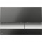 ΠΛΑΚΑ ΧΕΙΡΙΣΜΟΥ BASIC POLISHED BLACK ΜΕ ΓΡΑΜΜΗ MATT ΧΡΩΜΕ