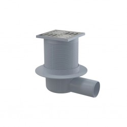 ΣΙΦΩΝΙ ΔΑΠΕΔΟΥ ΤΕΤΡ. ΣΧΑΡΑ ΙΝΟΧ 10,5 X 10,5 CM Φ50, SMART ΣΙΦΩΝΙ ΔΑΠΕΔΟΥ ΤΕΤΡ. ΣΧΑΡΑ ΙΝΟΧ 10,5 X 10,5 CM Φ50, SMART